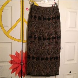 Vintage Boho Wrap Skirt